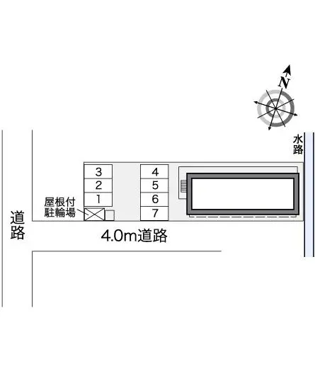 ★手数料０円★志木市中宗岡１丁目 月極駐車場